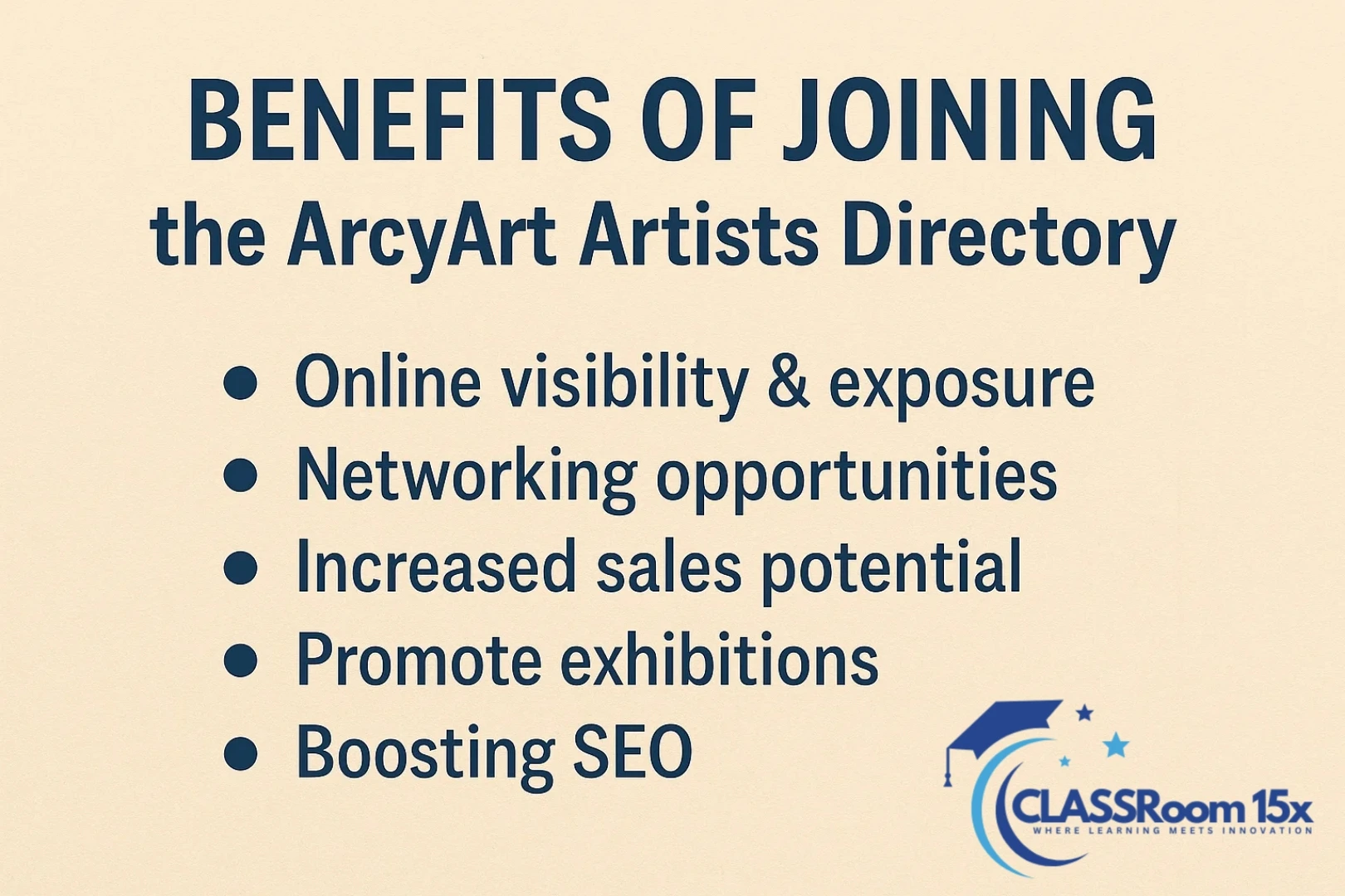 Benefits of Joining the ArcyArt Artists Directory